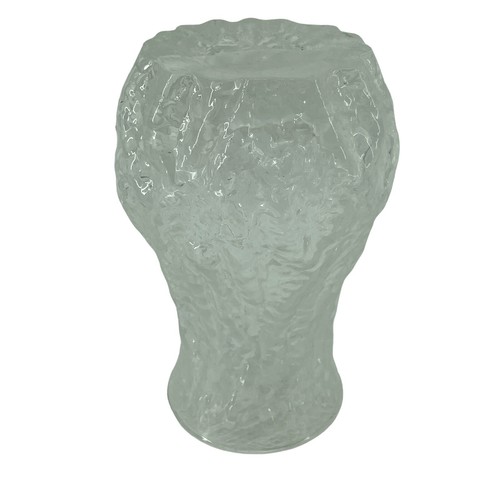Kosta Boda 5.5"Art Glass Ice Bark Vase Decor Vintage 1.5 lbs. Sweden Christmas - Picture 9 of 11