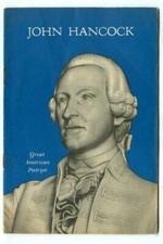 Vintage 1956 JOHN HANCOCK Great AMERICAN PATRIOT! JH Life Insurance Booklet!