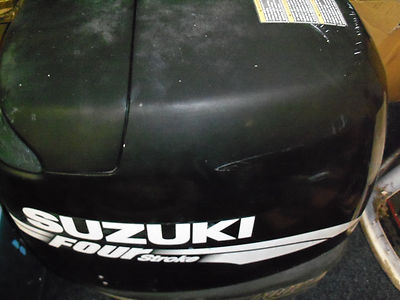 USED SUZUKI 90 HP FOUR STROKE HOOD / COWL FADED OEM   MAKE OFFER