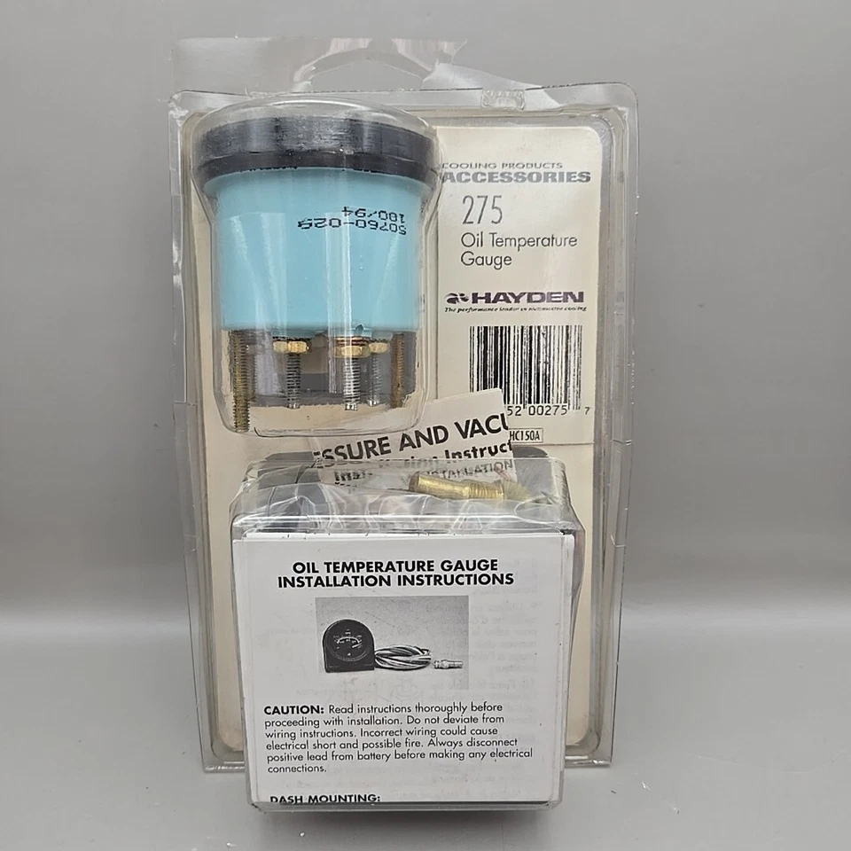 Medidor de temperatura de aceite Hayden 275 accesorios de productos de refrigeración para vehículos Foto 2 de 3