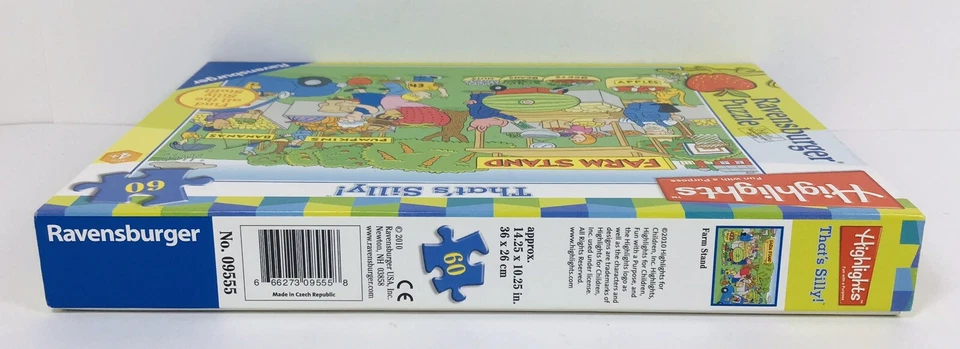 Ravensburger Highlights 60 Pc Jigsaw Puzzle That's Silly! Farm Stand Ages 4+ - Image 3 of 4