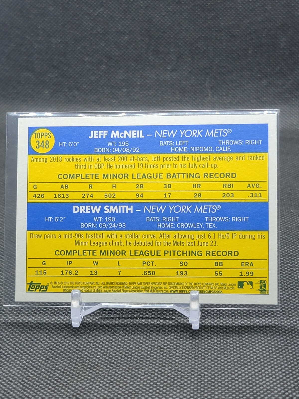 New York Mets *Choose Your Baseball Card* Inserts Rookies Autos (Updated 7/26) - Picture 499 of 512