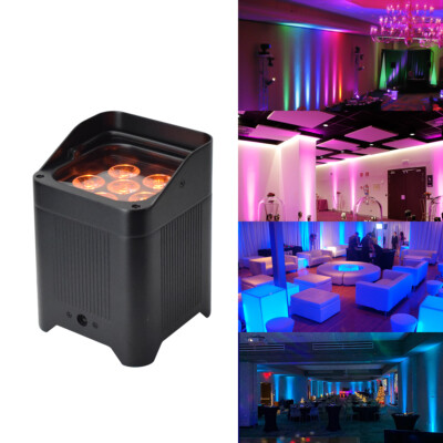 Wireless Led Par Light 6x18W RGBWA+UV Stage Up Light with WiFi APP Control