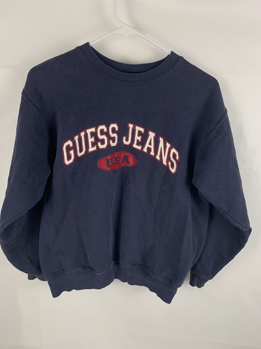 Guess Jeans USA Crew Neck Blue 