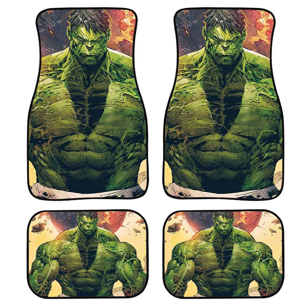 The Hulk Marvel Not-Slip Car Floor Mats