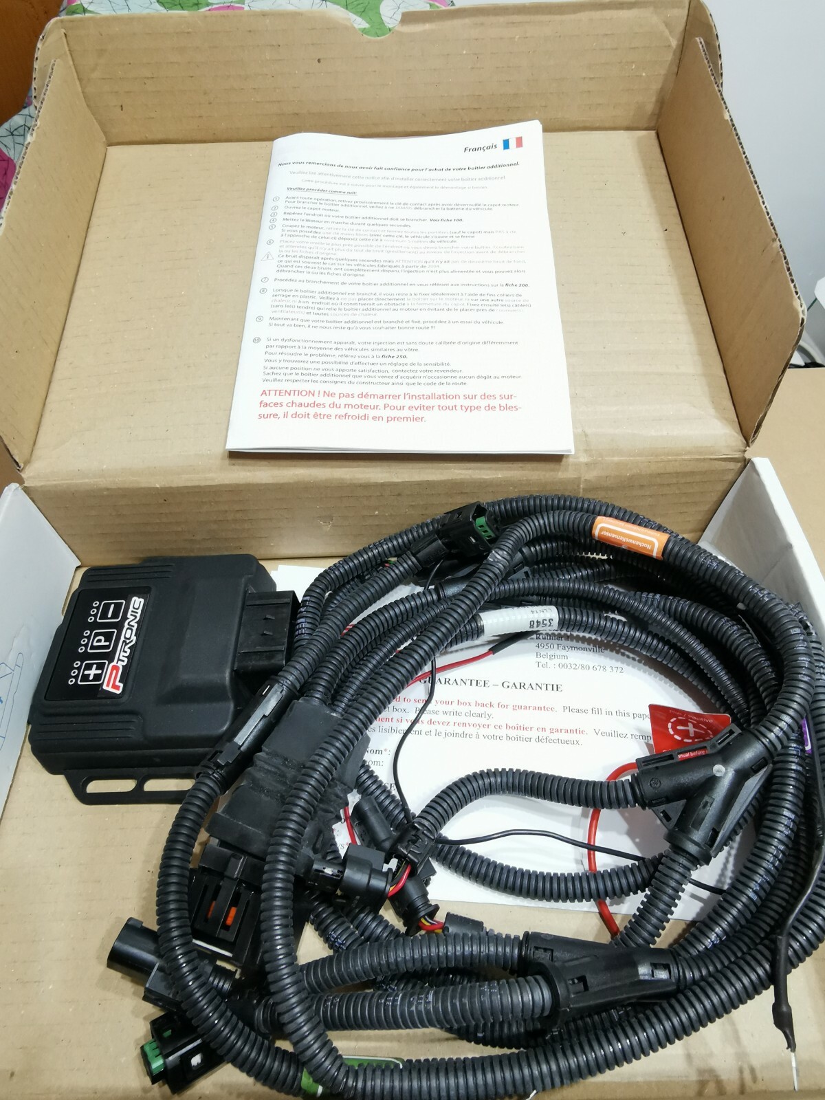 Boitier additionnel P-Tronic GLA 45 AMG X156 tuning moteur essence pour reprogrammation externe