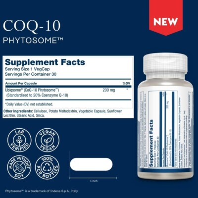 Solaray ProSorb COQ-10 Phytosome 30 Caps | eBay