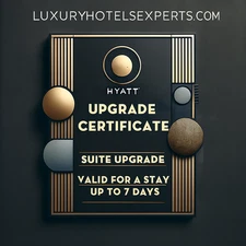 Hyatt Suite Upgrade Award -- up to 7 Nights EXP 02/2027 - Trusted Seller