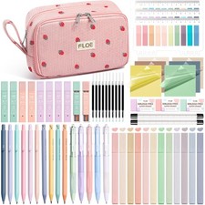 62PCS Aesthetic School Supplies, Cute Back to School Supplies College Essenti...