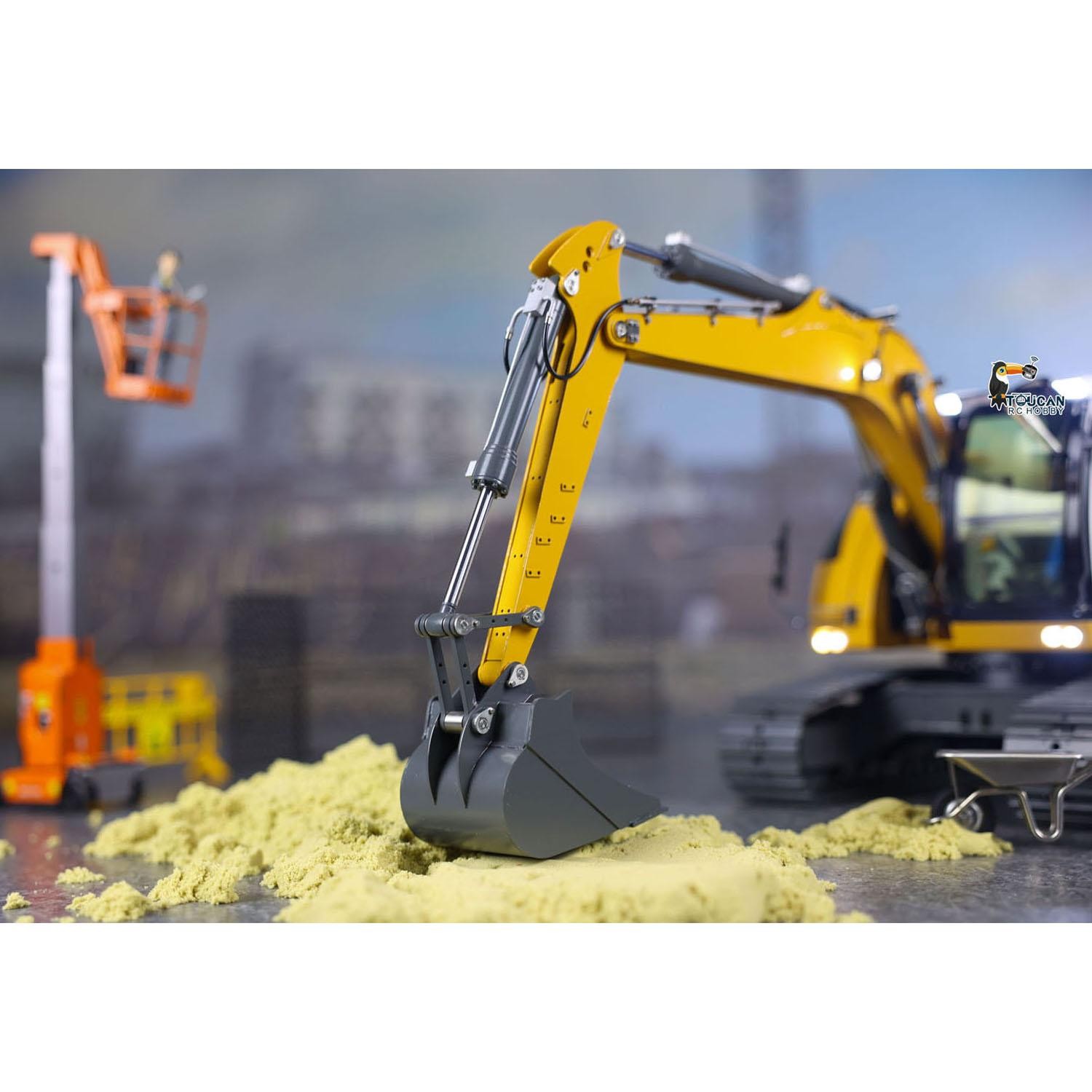 1/14 Hydraulic RC Excavator R920 JDM 208 Radio Control 2-Arm RTR Digger W/Sound