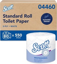 80 Rolls Scott Professional Standard Toilet P...