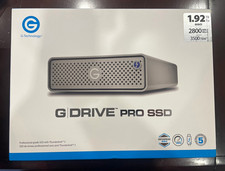 G-Technology G-DRIVE PRO SSD 1.92TB Thunderbolt 3 Mac/PC Gray 2800MB/s