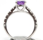 2CT Amethyst 925 Solid Sterling Silver Ring Jewelry Sz 7 U2-6 — photo 3