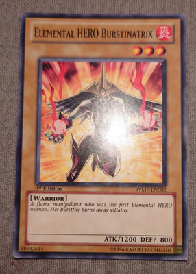 Yu-Gi-Oh Elementarheld Burstinatrix RYMP-DE002 1. Auflage