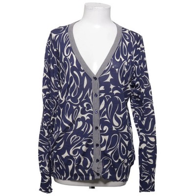 L.K. Bennett, Strickjacke, Damen, Größe: M, Blau/Weiß/Mehrfarbig, Baumwolle #hwZ