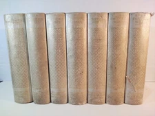 Poetical Works John Greenleaf Whittier 7 vol Artist Edition Vellum