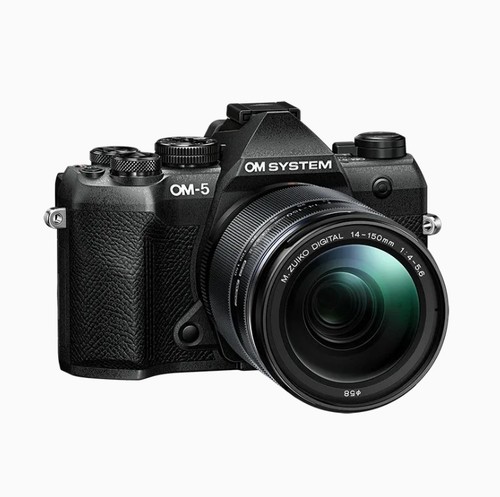 OM SYSTEM OM-5 Mark II Camera 14-150mm Lens Black Adventure Bundle