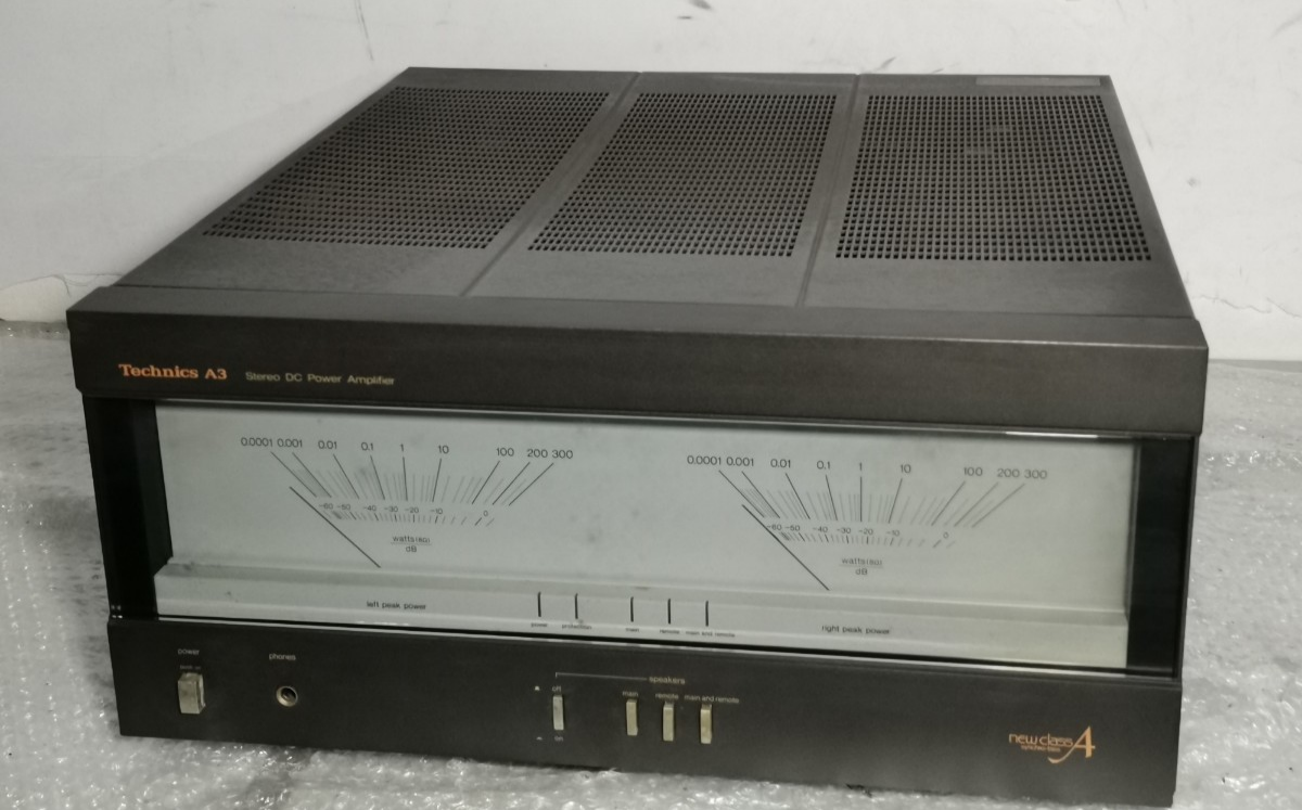 TECHNICS SE-A3 Stereo DC Power Amplifier AC100V Black Used From
