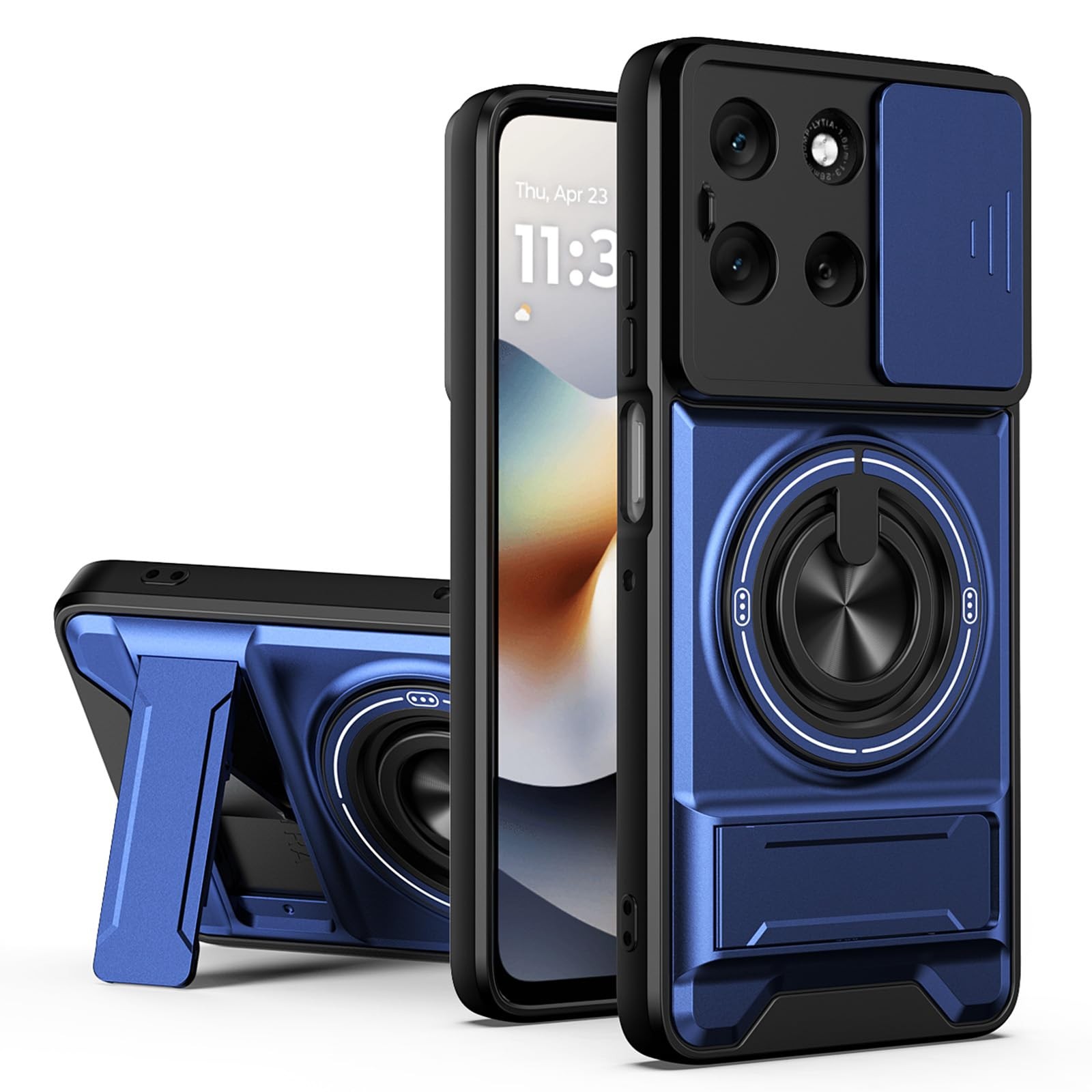Coque Motorola Moto G56 5G protection intégrale bague blindée