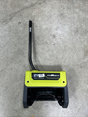 #ad Used RYOBI Expand It™ Snow Thrower Attachment 12quot; Clearing Width RYSNW00 W250 $169.00