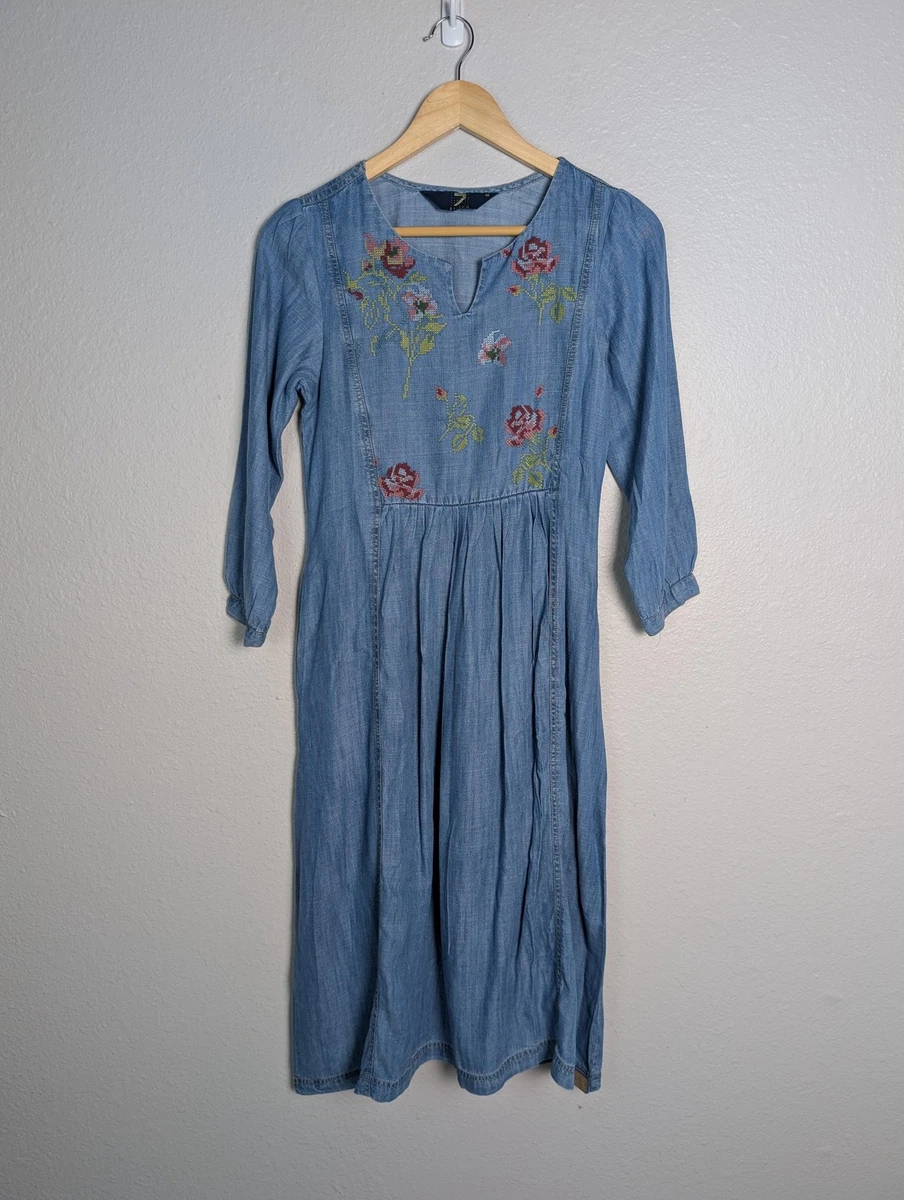 Embroidered V-Neck Dresses for Women for sale | eBay