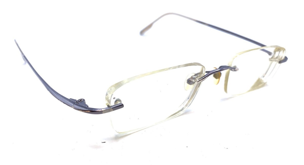 Nautica N7810 030 Titanium Gray Rimless Eyeglasses Frames 50-19