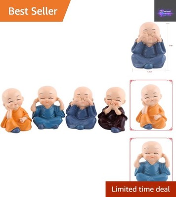 Bezauberndes Buddha Figuren Set - Perfektes Geschenk für Geburtstage und Hochzeiten