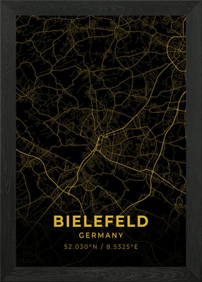 Bielefeld Deutschland Gerahmtes Wandbild Poster Leinwanddruck Bild