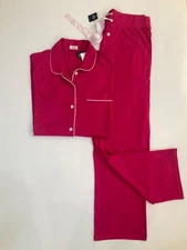 J.Crew Factory Women’s NWT  Long-Sleeve Top And Pant Pajama Set Size: M L
