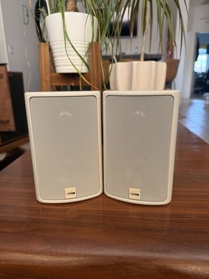 Canton PLUS X  Speakers Made In Germany  White Enamel  nice! Working