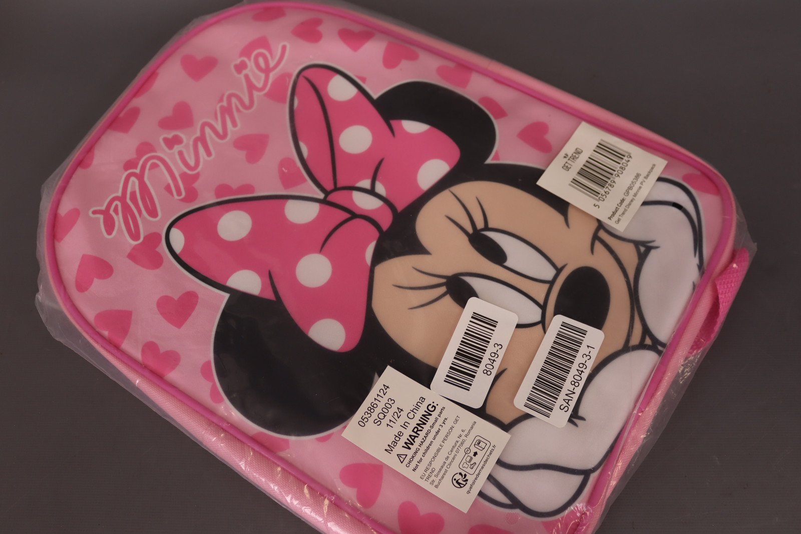 Get Trend Disney Minnie Mouse Backpack Kids Toddlers Rucksack Kindergarten Bag