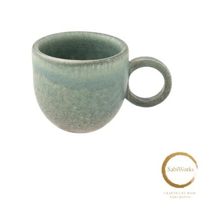 New Marui Seito Shigaraki Ware Hechomon Mug Espresso Cup Capacity approx. 80ml