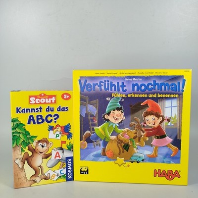 Scout Bundle ABC & Formen Fühlspiel Set von 2, ab 3 4 5 Jahre |   geprüft 