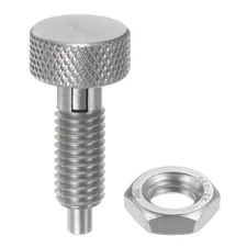 Spring Plunger M8 Thread Size Pin Dia.4mm with Knurled Handle