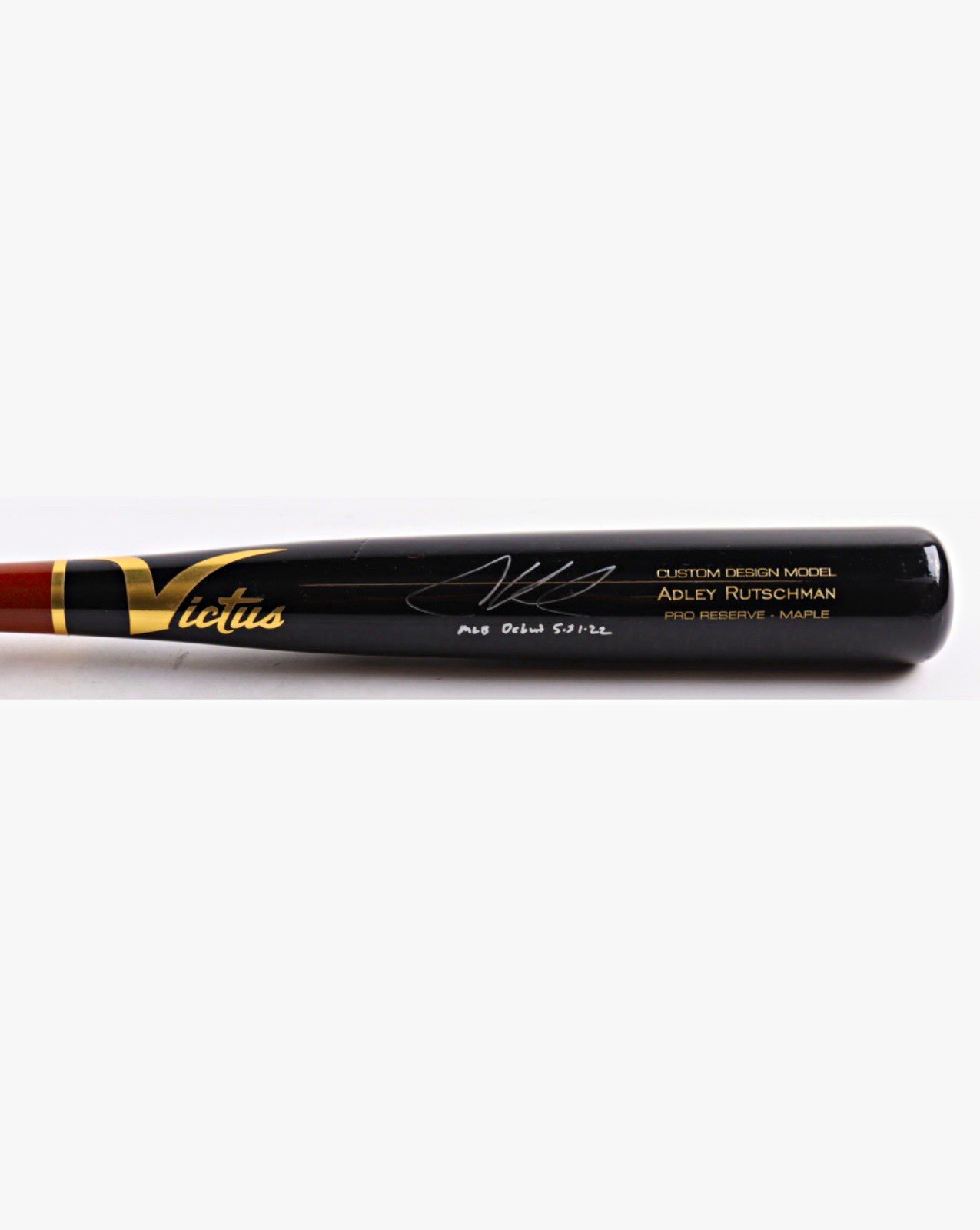 Victus Pro Reserve Adley Rutschman Maple Bat 34in 31oz Balanced Cupped