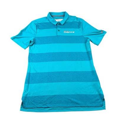 Nike X Miami Dolphins Performance Team Issued Men s Polo Shirt Size Small 