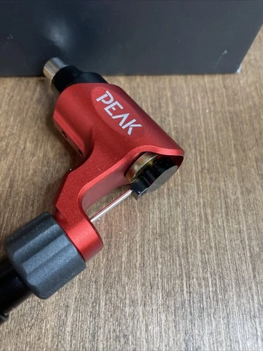 Peak Tanza Rotary Machine Tattoo Machine Red Preowned image 6