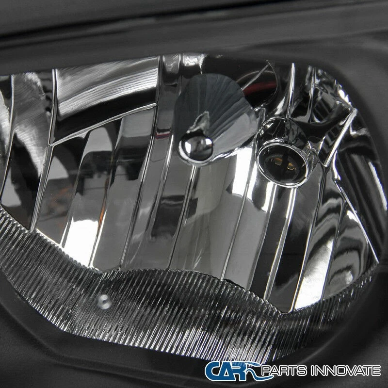 Fits 2004-2006 Hyundai Elantra Headlights Black Lamps Left+Right 04 05 06 Foto 3 de 4