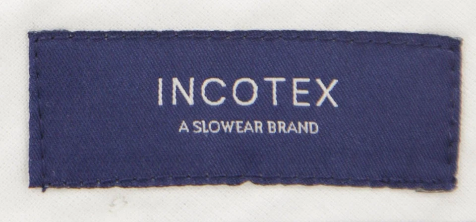 Incotex Brown Solid Wool Pants - Slim - (892) - Image 4 of 4