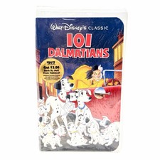 101 DALMATIANS Walt Disney Black Diamond Classic VHS Video Tape 1263 Movie NEW 
