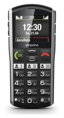 Emporia SimpliCity V27 4G Smartphone 5,08 cm (2 Zoll) Single SIM  Schwarz,