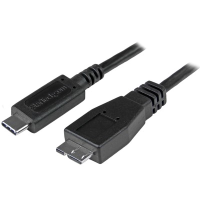 StarTech.com USB C to Micro USB Cable - 3 ft / 1m - USB 3.1 - 10Gbps - Micro ...