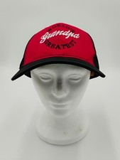 World's Greatest Grandpa Hat Cap Red