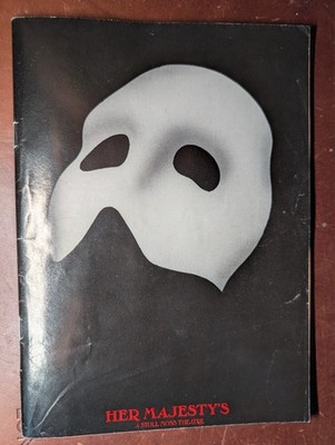 Original handsigniertes Theaterprogramm zu Das Phantom der Oper, (1988)