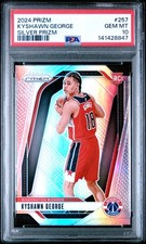 2024-25 Panini Prizm SILVER Kyshawn George Rookie Card #257 PSA 10
