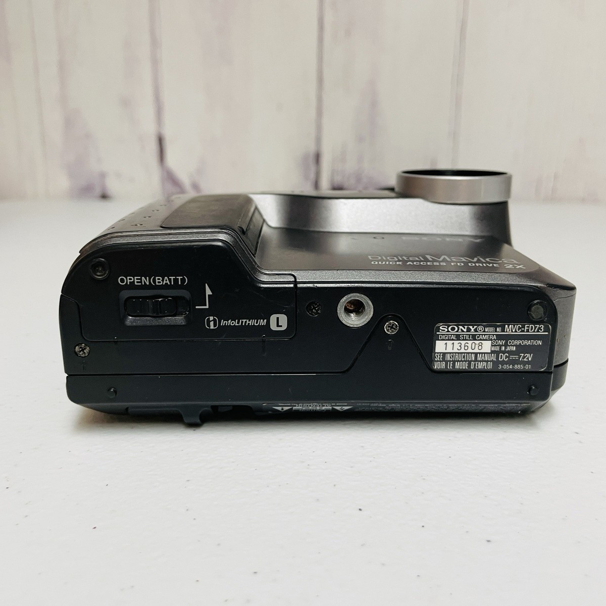 Sony MVC-FD73 Mavica Floppy Disk Digital Camera 10x Optical Zoom