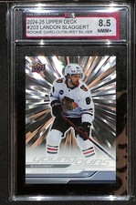 2024-25 Upper Deck Series 1 Young Guns Outburst Landon Slaggert KSA 8.5