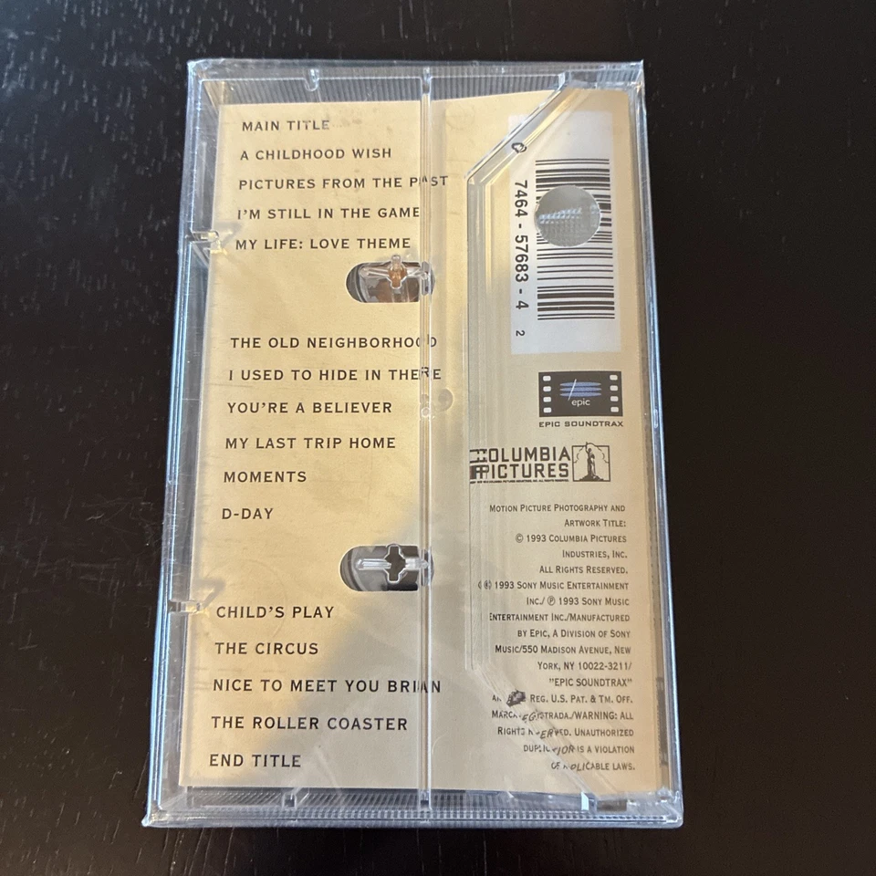 My Life Original Motion Picture Soundtrack Cassette By John Barry-Sealed NEW - Image 3 of 3