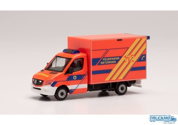 Herpa Feuerwehr Metzingen Mercedes Benz Sprinter 13 Koffer-Lkw 096690-image