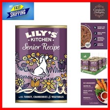 Lily's Kitchen Senior Dog Food with Turkey - Natural & Nutrient-Rich 6 x 400g